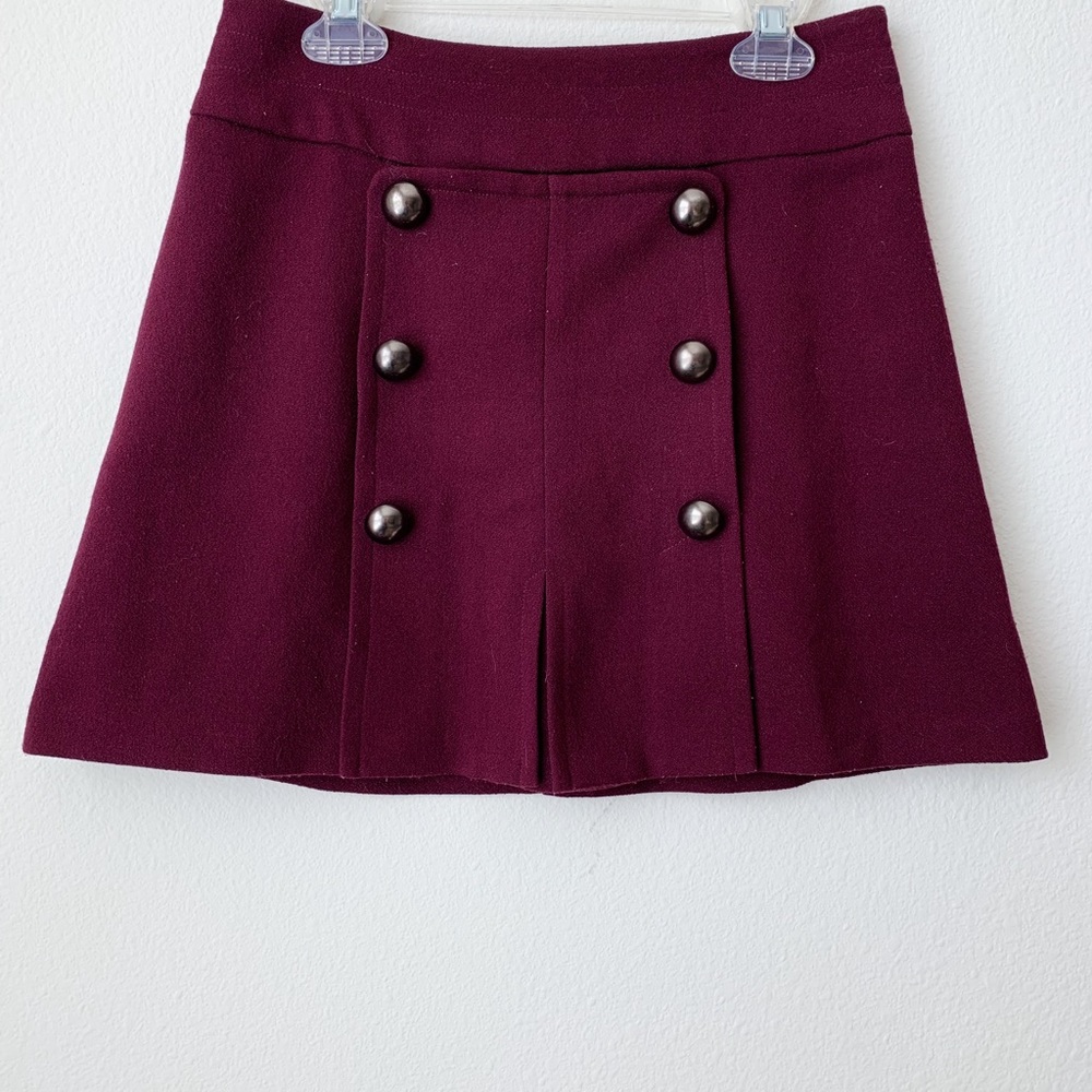 Maroon skirt